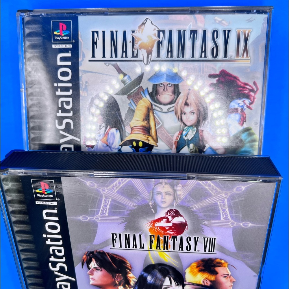 Final Fantasy VIII & IX CIB for PlayStation PS1 in Excellent Condition Tested
